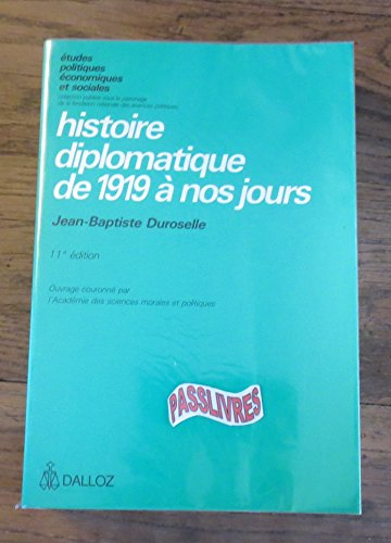 Histoire diplomatique de 1919 à nos jours