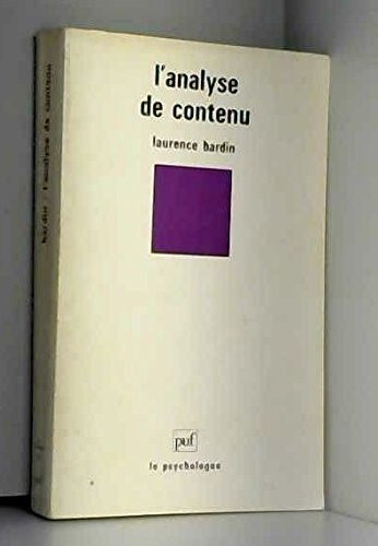 l'analyse de contenu