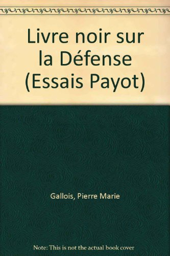 Livre noir sur la défense