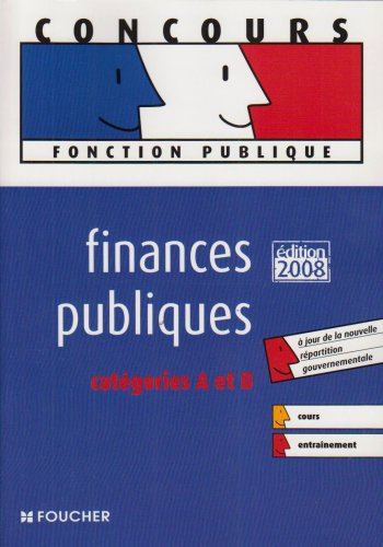 Finances publiques : catégories A et B