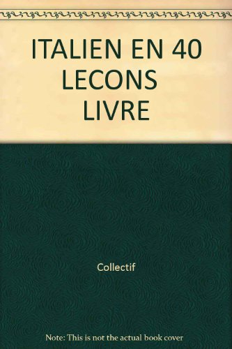 italien en 40 lecons   livre