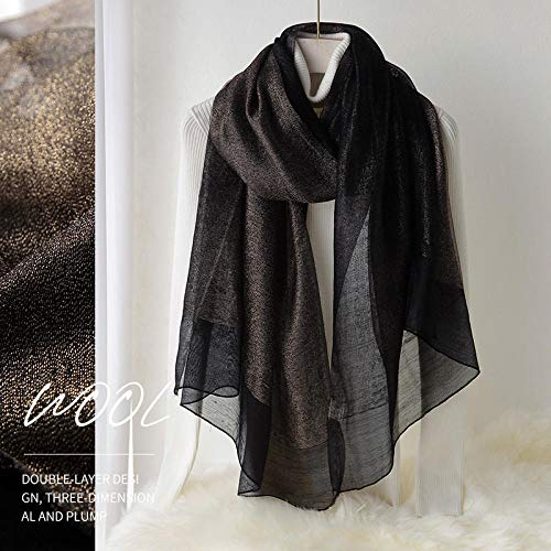 WLLLO Foulard en soie Foulard en soie Femmes Mûrier Sauvage Soie Mince Foulard En Gaze Printemps Et 