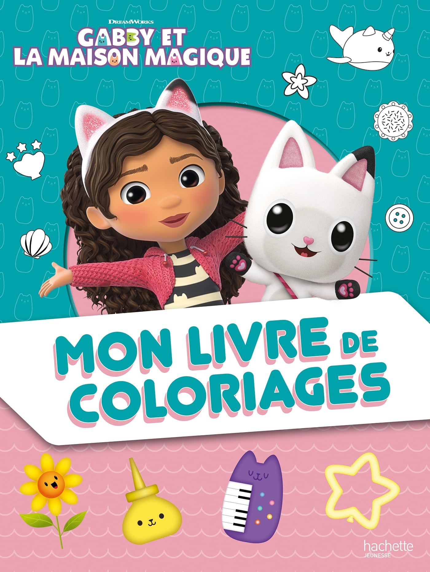 Gabby et la maison magique : Mon livre de coloriages