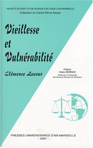 Vieillesse et vulnérabilité
