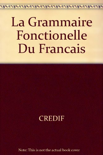 Grammaire fonctionnelle du français