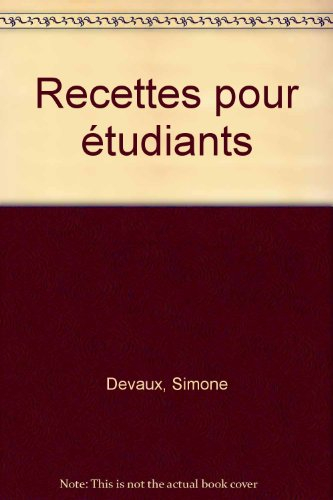 Recettes pour étudiants