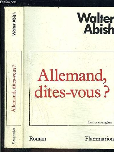 Allemand, dites-vous ?