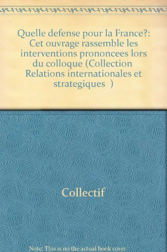 quelle défense pour la france