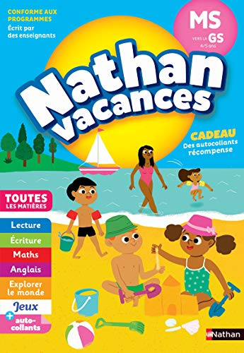 Nathan vacances, MS vers la GS, 4-5 ans : toutes les matières