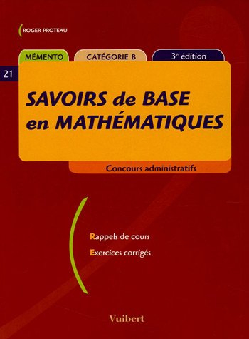 Savoirs de base en mathématiques