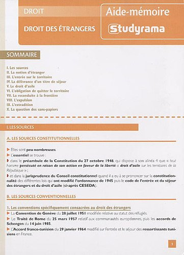 Droit des étrangers