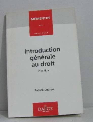 introduction generale au droit