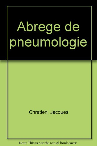 abrégé de pneumologie
