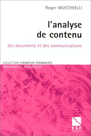 l'analyse de contenu : des documents et des communications
