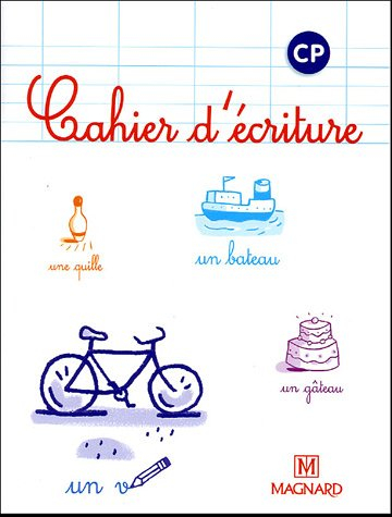 Cahier d'écriture, CP