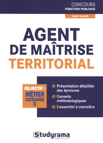 Agent de maîtrise territorial : objectif métier catégorie C