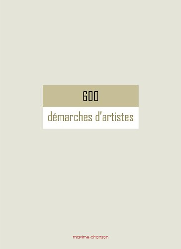 600 démarches d'artistes