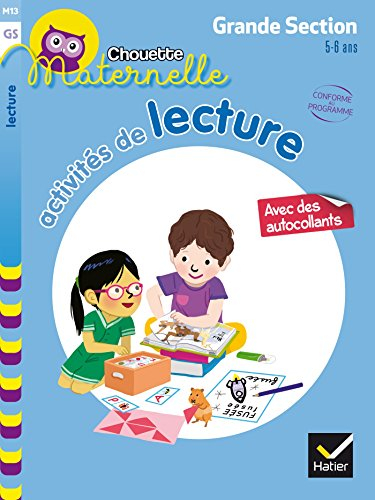Activités de lecture, maternelle grande section, 5-6 ans