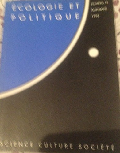Revue écologie politique, numéro 15