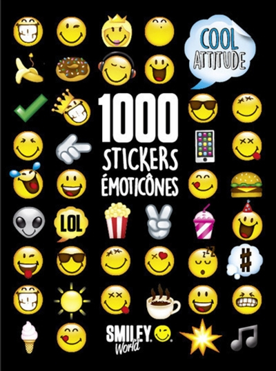 1.000 stickers émoticônes : cool attitude