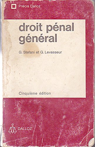 Droit pénal général