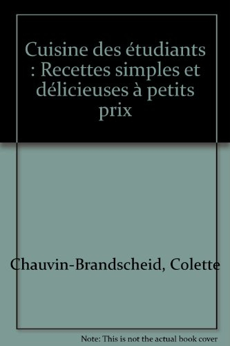 Cuisine des étudiants