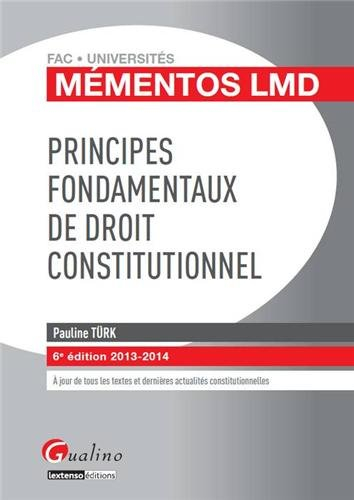 Principes fondamentaux de droit constitutionnel
