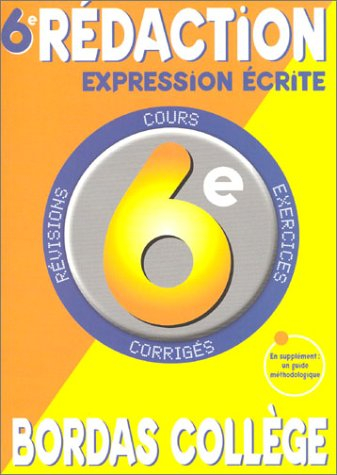 Français, expression écrite, rédaction 6e