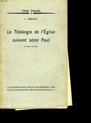 la theologie de l'eglise suivant saint paul