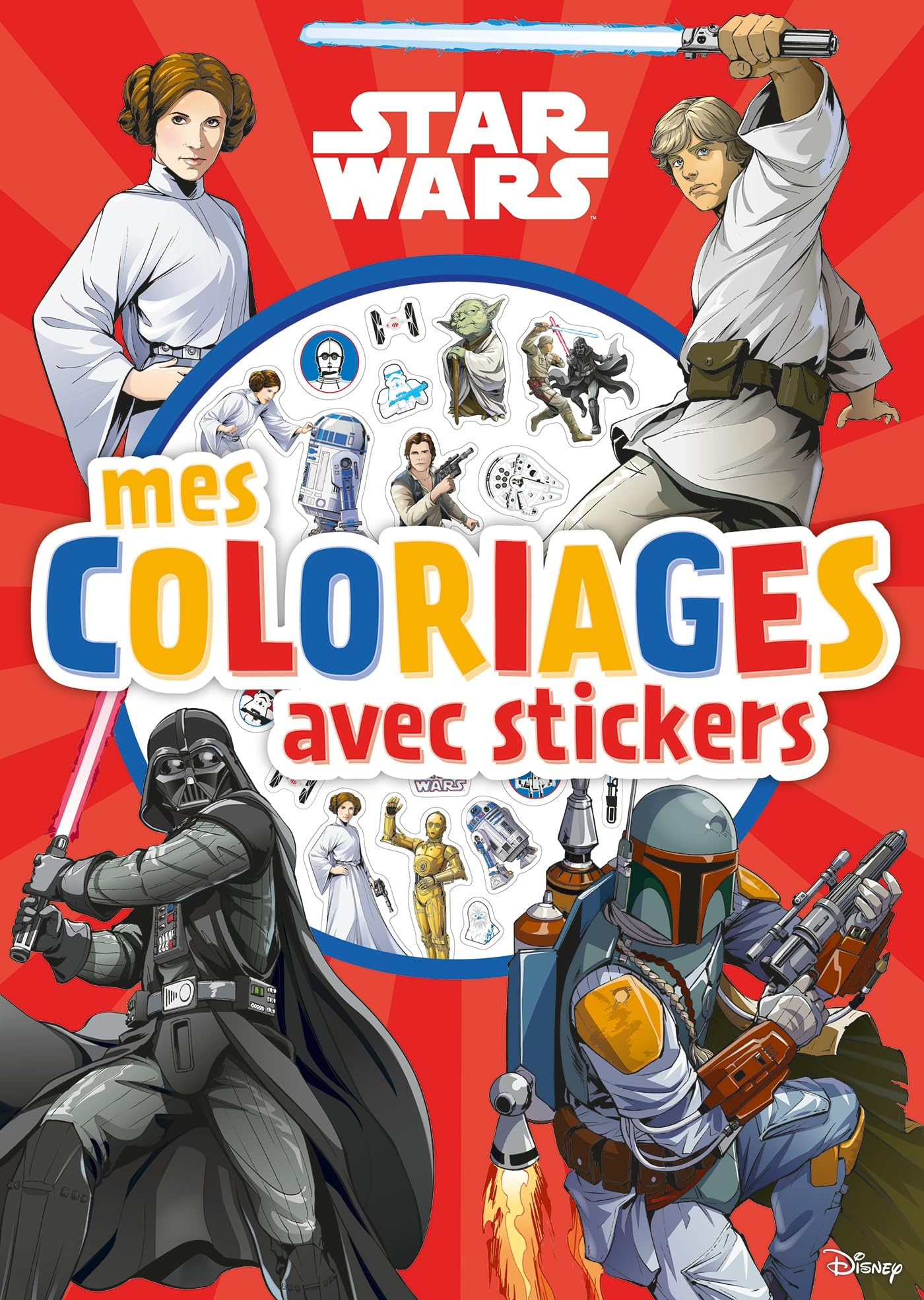 STAR WARS : Mes Coloriages avec Stickers