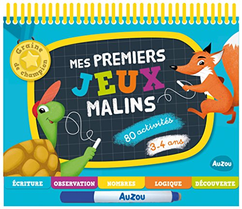 Mes premiers jeux malins, 3-4 ans : 80 activités