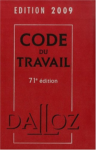 Code du travail 2009