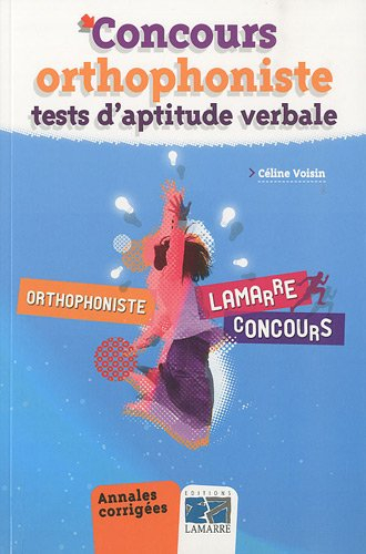 Concours orthophoniste : tests d'aptitude verbale
