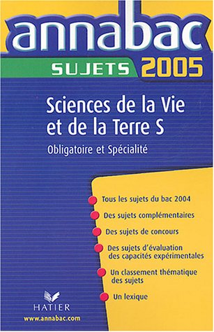 sciences de la vie et de la terre s : sujets