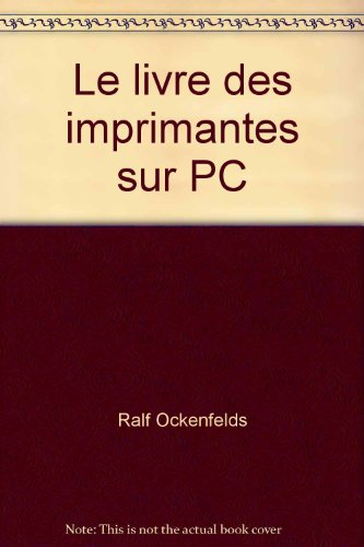 Le Livre des imprimantes sur PC