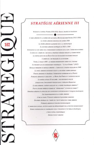 revue stratégique n  102 - strategie aerienne