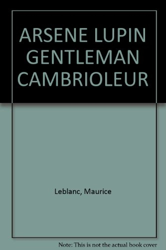 arsene lupin gentleman cambrioleur