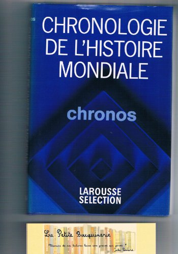 chronologie de l'histoire mondiale : chronos