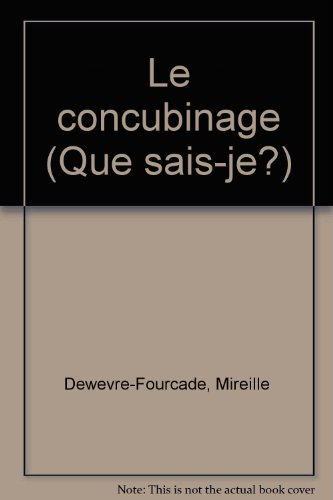 le concubinage