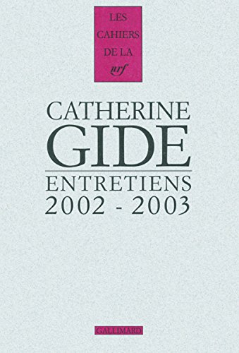 Entretiens : 2002-2003
