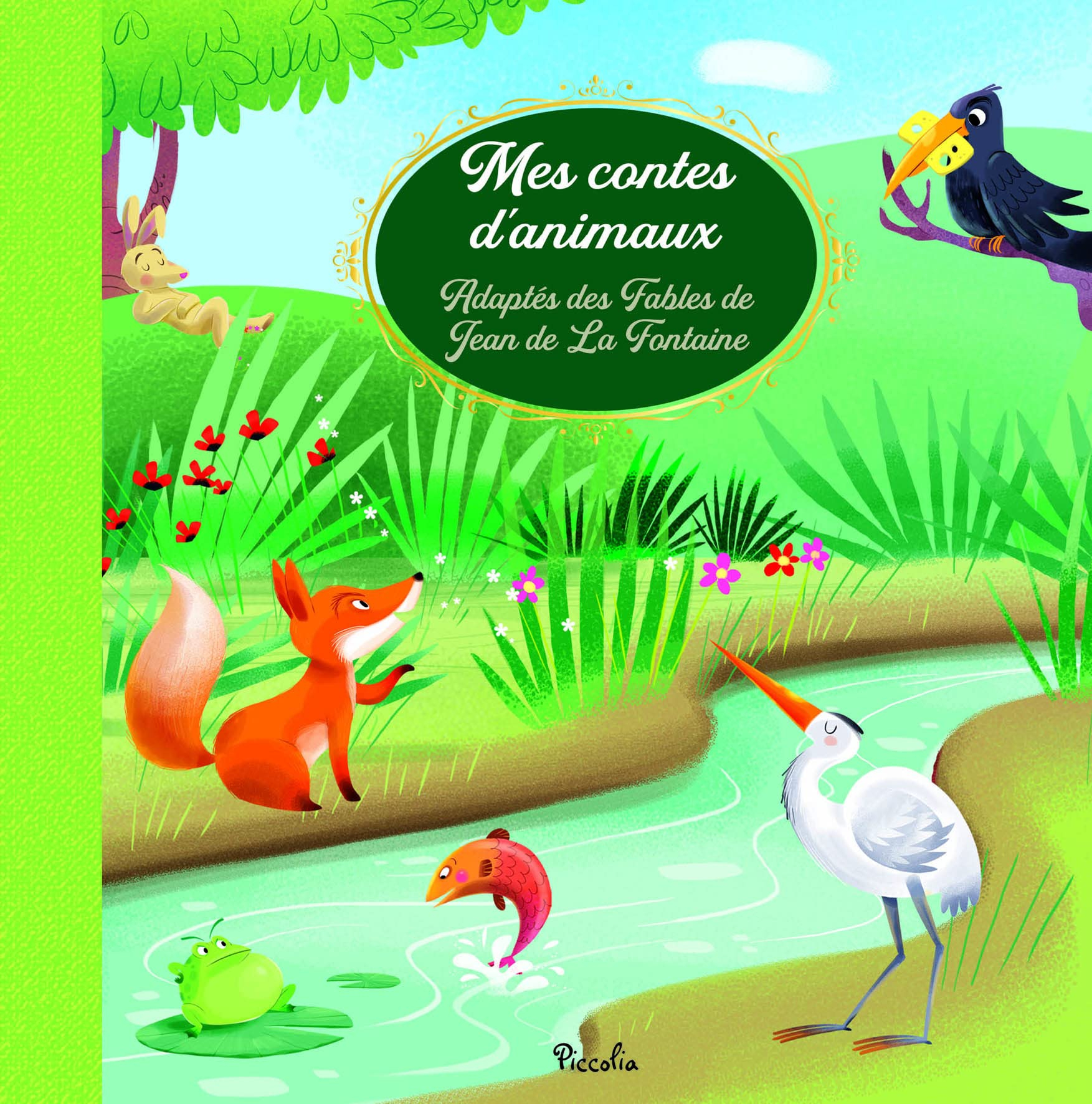 Mes contes d'animaux : adaptés des Fables de Jean de La Fontaine