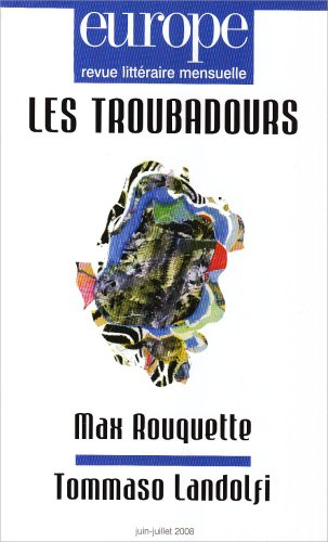 Europe, n° 950-951. Les troubadours
