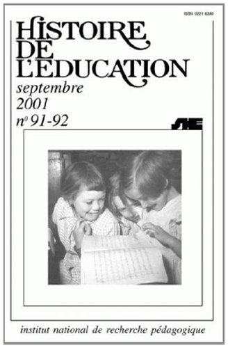 Histoire de l'éducation, n° 91-92. Bibliographie d'histoire de l'éducation française : titres parus 
