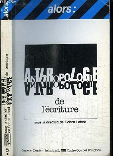 Anthropologie de l'écriture