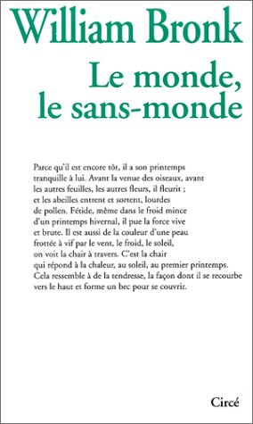 Le monde, le sans-monde