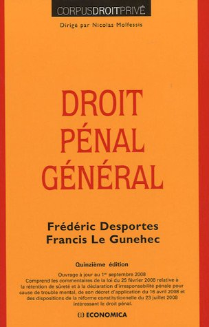 Droit pénal général