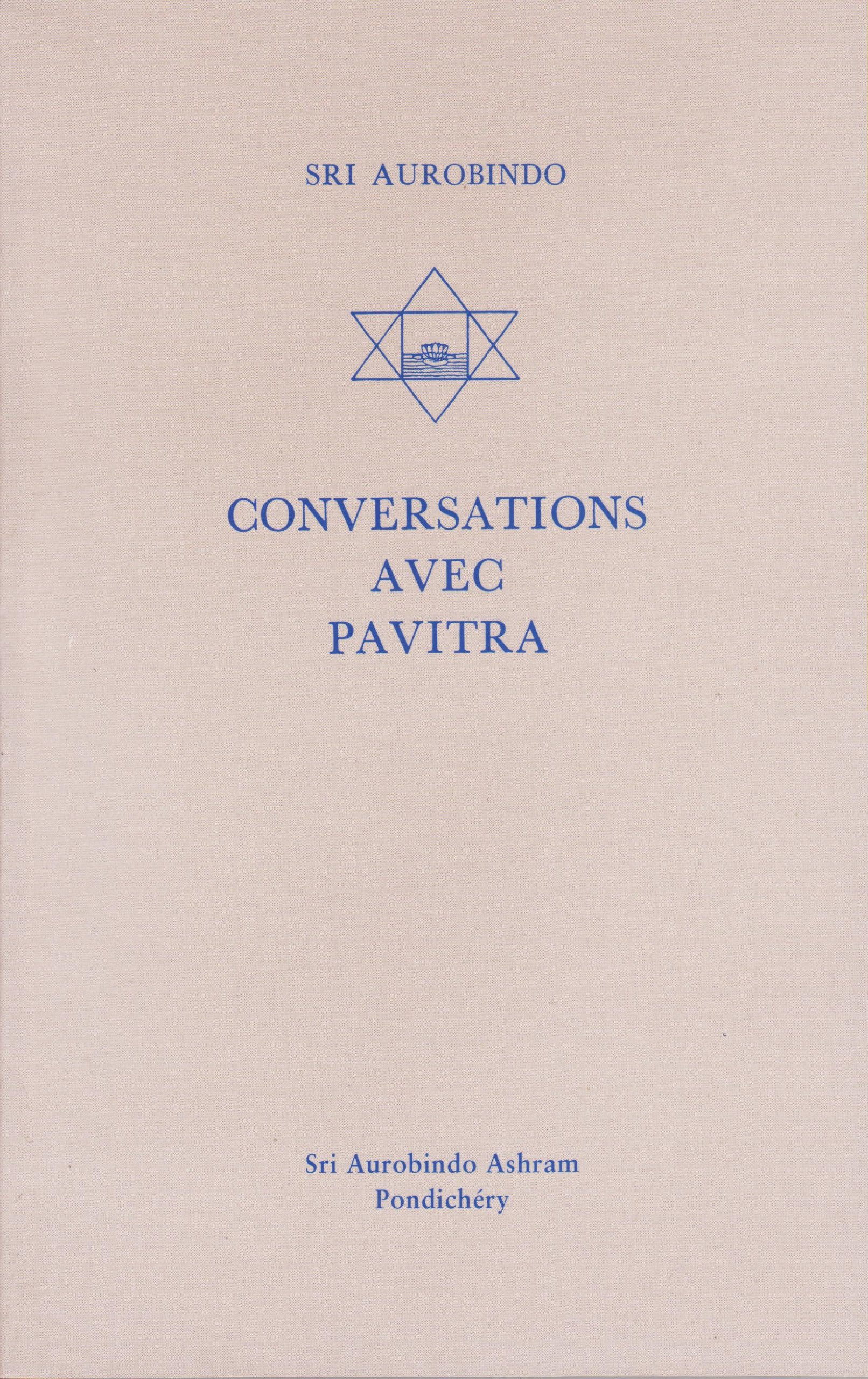 Conversations avec Pavitra