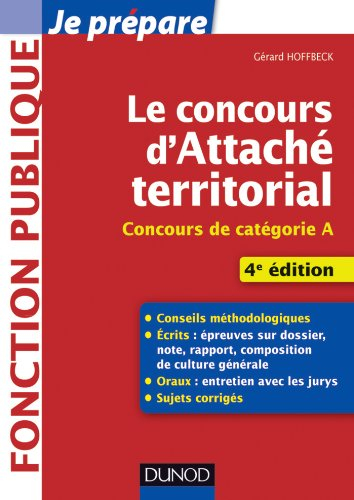 Le concours d'attaché territorial : catégorie A