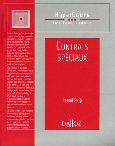 Contrats spéciaux