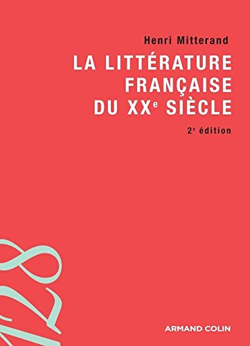 La littérature française du XXe siècle